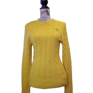 Abercrombie & fitch  - sweater yellow. Medium